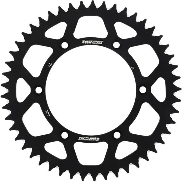 【USA在庫あり】 SUPERSPROX アルミリアスプロケット 520/49T 08年-20年 RM-Z450 黒 1211-1949 HD店