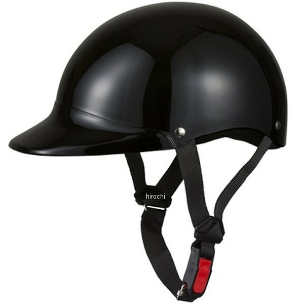 【メーカー在庫あり】 NBS バイクパーツセンター ハーフヘルメット 黒 フリーサイズ(57-60cm未満) 7001 HD店