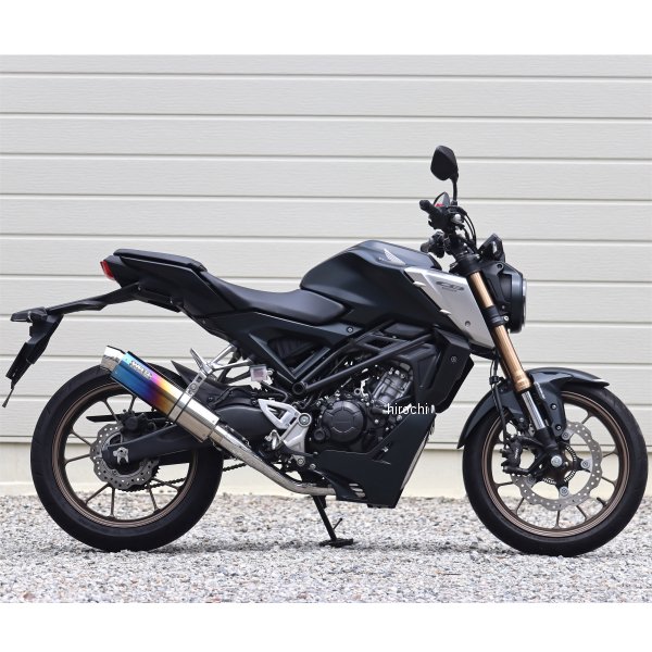 ダブルアールズ WR'S フルエキゾースト ラウンド JMCA認証 21年 CB125R 焼き色チタンサイレンサー LS1110JM HD店