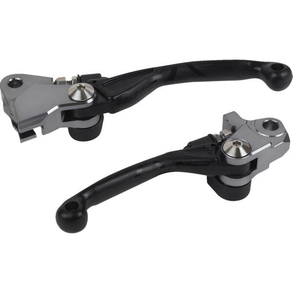 【USA在庫あり】 Polisport ピボット アンブレイカブル レバー セット 19年-22年 KX450F 黒 0614-1901 HD店