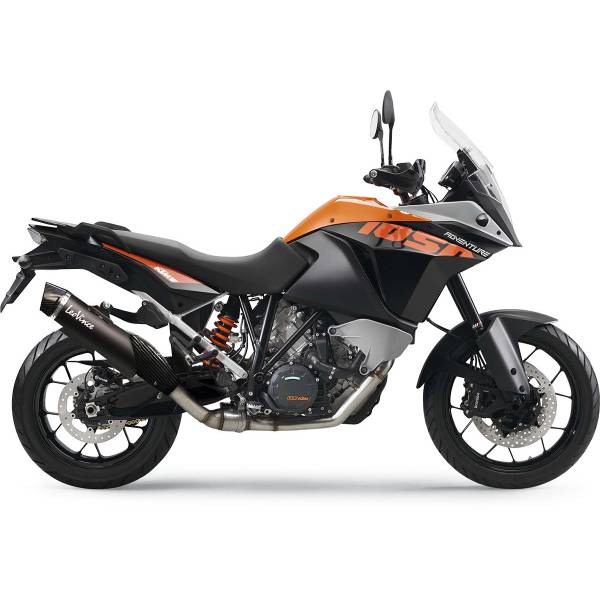 【USA在庫あり】 LEOVINCE Nero スリップオンマフラー 15年-16年 KTM 1050 Adventure 黒 1811-3210 HD店