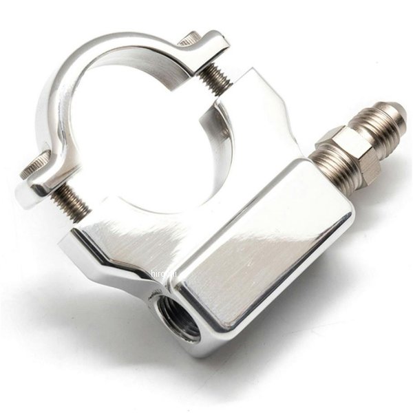 033765 FEULING フューリング 1インチバー用 PSIゲージマウント 1/8NPT クローム1インチハンドルバー装着車両マウント×11/8NPT⇒AN-3フィッティング ありそうでなかった、油圧ゲージをハンドルバーにマウントできる専用クランプです。目に入りやすいハンドルにマウントすることで、始動時〜走行時の回転数に合わせた数値も読み取りやすくオススメです。9051楽天 HD店　