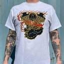 【メーカー在庫あり】 DICE MAGAZINE ダイスマガジン ナックイヘッド Tシャツ ホワイト L - HD店(2)