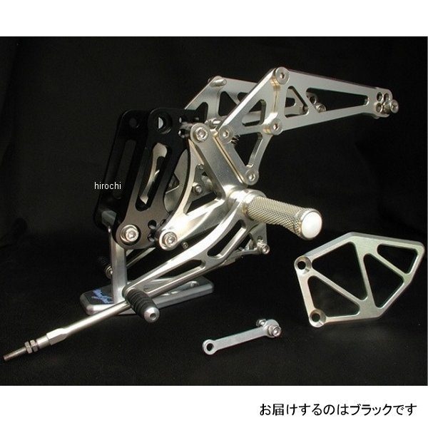 ウッドストック WOODSTOCK バックステップキット 03年-06年 Z1000 黒 WBS-K10-BB HD店