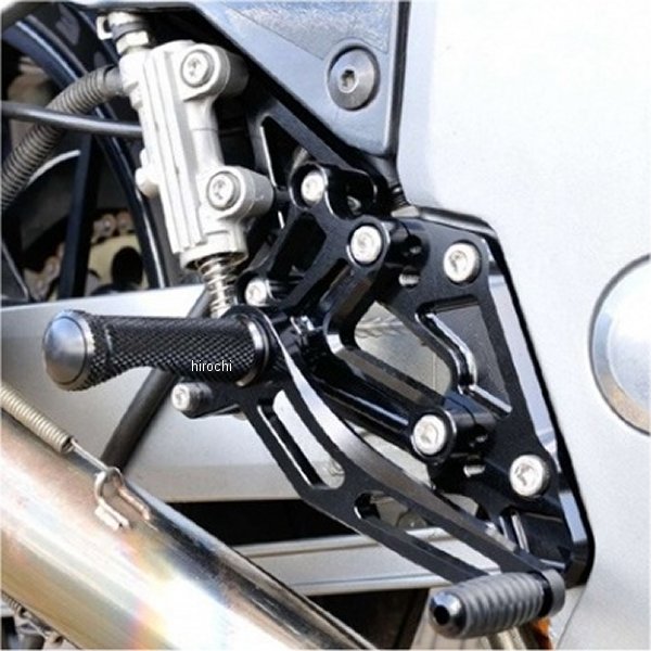 ウッドストック WOODSTOCK バックステップキット 92年以前 ZZR1100C 黒 WBS-K29-BB HD店