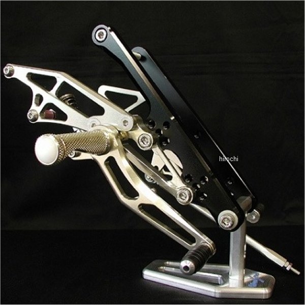 ウッドストック WOODSTOCK バックステップキット 00年 GSX1100S(FE)刀 黒/シャンパンゴールド WBS-S02-00 HD店