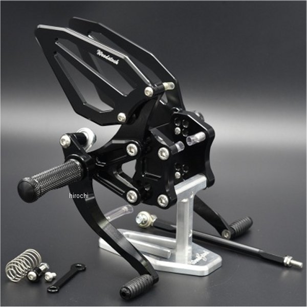 ウッドストック WOODSTOCK バックステップキット 20年以降 GSX-R125 黒 WBS-S19-BB HD店