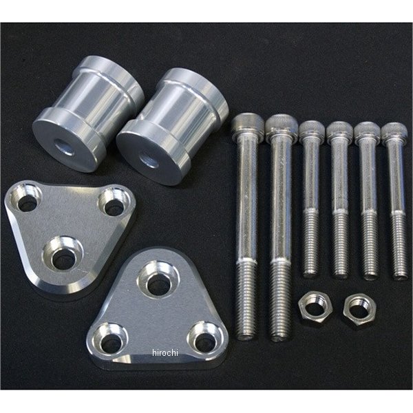 ウッドストック WOODSTOCK エンジンハンガー 2点セット ゼファー750 シルバー EHB-K21-002 HD店