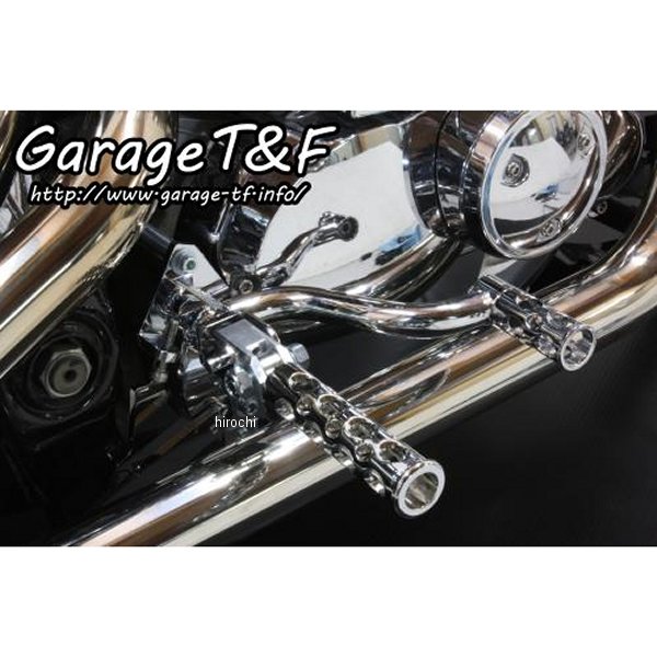 ガレージT＆F ミッドコントロールキット コンバット(メッキ) ドラッグスター400 メッキ DS400MC08 HD店