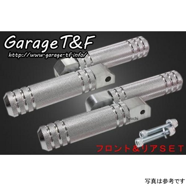 ガレージT＆F アルミフットペグタイプI フロント&リアSET 00年以前 シャドウ400 ポリッシュ SHA400FP04A HD店