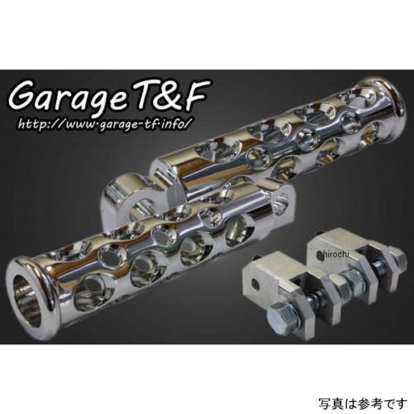 ガレージT＆F コンバットフットペグ リアSET 01年-08年 シャドウ400 メッキ SHA400FP23B HD店