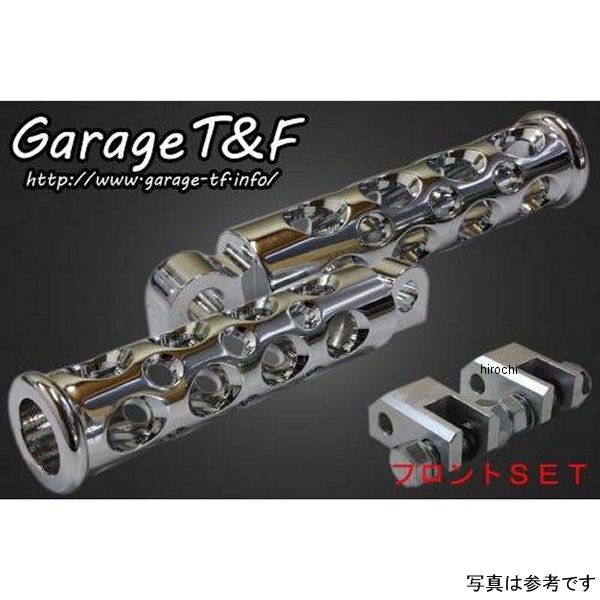 ガレージT＆F コンバットフットペグ フロントSET スティード400 メッキ ST400FP12 HD店
