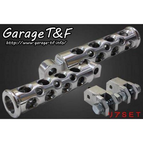 ガレージT＆F コンバットフットペグ リアSET スティード400 ポリッシュ ST400FP24 HD店