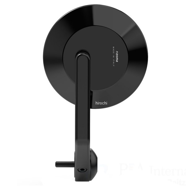 リゾマ rizoma ミラー ECCENTRICO 左右共通 汎用 黒 BS147B HD店