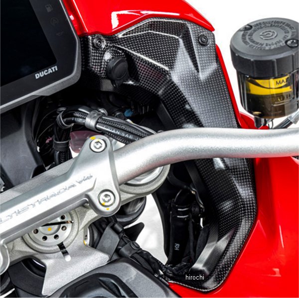 ワンダーリッヒ Wunderlich カーボンコックピットサイドカバー 右 Multistrada V4 W71550-101 HD店