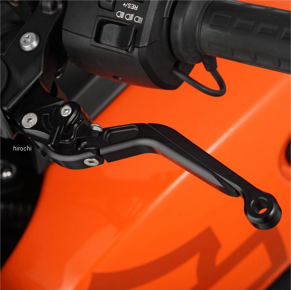 ワンダーリッヒ Wunderlich 可倒式クラッチレバー Pan America 1250 黒 W90336-002 HD店