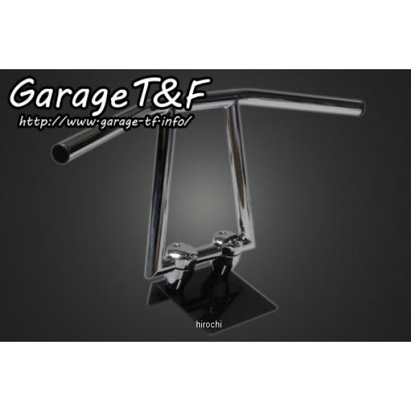 ガレージT＆F アタッカーバーハンドル 10インチ高 メッキ 25.4mm 1インチハンドル車両 505234 HD店