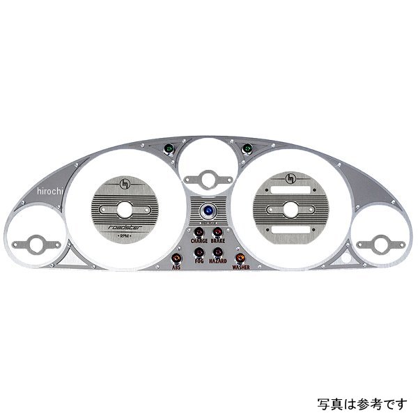 ジャスパフォーマンス メーターパネル ヴィンテージ2レイヤースタイル NA6ロードスター ステンレスヘア..