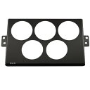 ジャスパフォーマンス Jass Performance オーディオメーターパネル Φ52mm用×5 NBロードスター 黒 2261 HD店