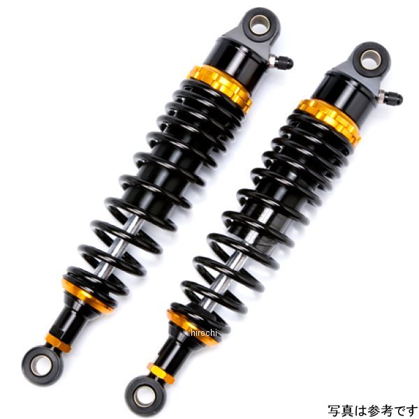 【メーカー在庫あり】 RFY ガス封入式リアサスペンション モンキー/ゴリラ 社外ロングスイングアーム専用 ブラック&ゴールド SUG32BKGDHO78 HD店