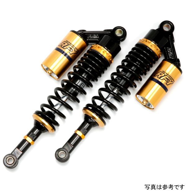 【メーカー在庫あり】 RFY リアサスペンション ゼファー400/ゼファーχ ブラック&ゴールド SUT32BKGDKA41 HD店