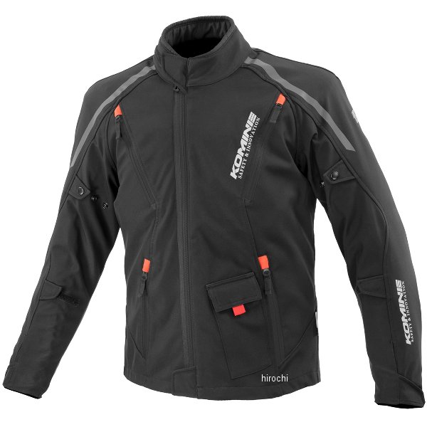 【メーカー在庫あり】 コミネ KOMINE 秋冬モデル プロテクトソフトシェルジャケット ソリアーノ 黒 4XL..