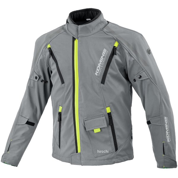 【メーカー在庫あり】 コミネ KOMINE 2024年秋冬モデル プロテクトソフトシェルジャケット ソリアーノ バサルトグレー 2XLサイズ JK-627 HD店