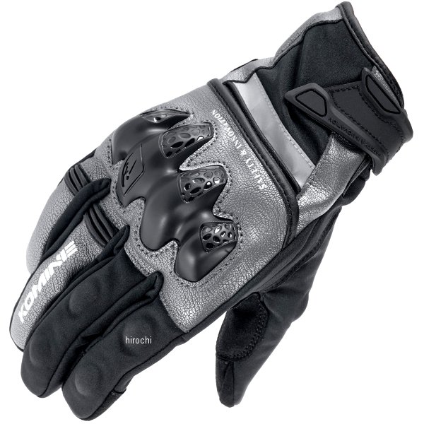 Winter Gloves - 【メーカー在庫あり】 コミネ KOMINE 秋冬モデル プロテクトウインドプルーフウォームグローブHG ガンメタル 2XLサイズ GK-855 HD店