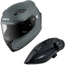 【メーカー在庫あり】 HK-170+i コミネ KOMINE フルフェイスヘルメット&モーターサイクルインターカム バサルトグレー Lサイズ HK-170 + ...