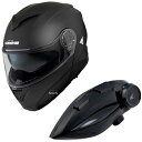 【メーカー在庫あり】 HK-171+i コミネ KOMINE フルフェイスヘルメット&モーターサイクルインターカム マットブラック Lサイズ HK-171 + ...