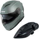 【メーカー在庫あり】 HK-171+i コミネ KOMINE フルフェイスヘルメット&モーターサイクルインターカム バサルトグレー Lサイズ HK-171 + ...