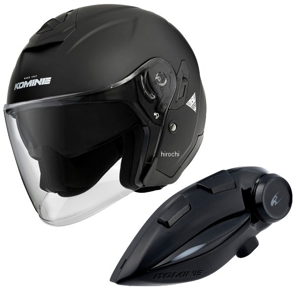 【メーカー在庫あり】 HK-172+i コミネ KOMINE フルフェイスヘルメット&モーターサイクルインターカム マットブラック XLサイズ HK-172 + i HD店