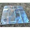 【メーカー在庫あり】 ラフ&ロード ラフ焚火シート 60×60cm シルバー RR5959SV HD店