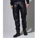 カドヤ KADOYA 2024年秋冬モデル レザーパンツ LEATHER JOGGER 黒 3Lサイズ 2280 HD店