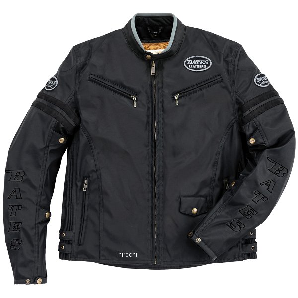 ベイツ BATES 秋冬モデル ナイロンジャケット 黒/黒 Lサイズ BJ-NA2451V HD店