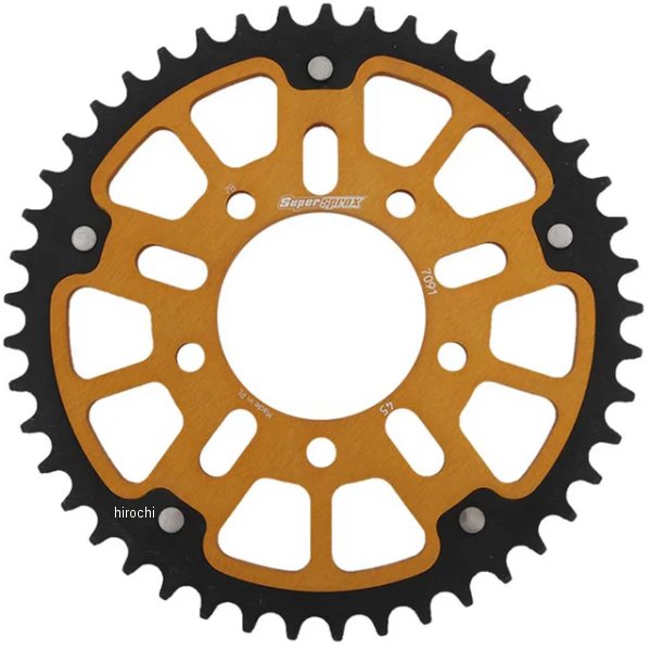 【メーカー在庫あり】 スーパースプロックス SUPERSPROX リアスプロケット ステルス 520-45T ゴールド RST-7091:45-GLD HD店