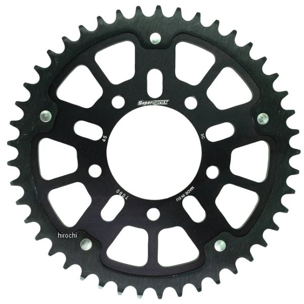 スーパースプロックス SUPERSPROX リアスプロケット ステルス 530-45T 黒 RST-7090:45-BLK HD店