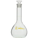 【メーカー在庫あり】 023080500 柴田科学(株) SIBATA メスフラスコ 短形 500mL 023080-500 HD店