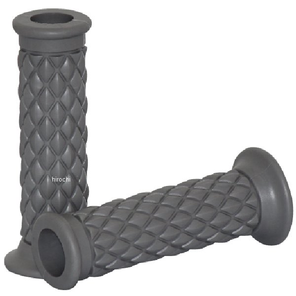 【メーカー在庫あり】 マッドマックス MAD MAX ハンドルグリップ ダイヤ バイク用 貫通タイプ グレー MM05-0144-GR HD店