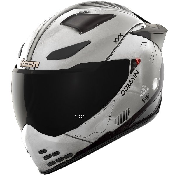 アイコン ICON 2024年モデル フルフェイスヘルメット DOMAIN FUTURE PROOF グレー 3XLサイズ 0101-17293 HD店