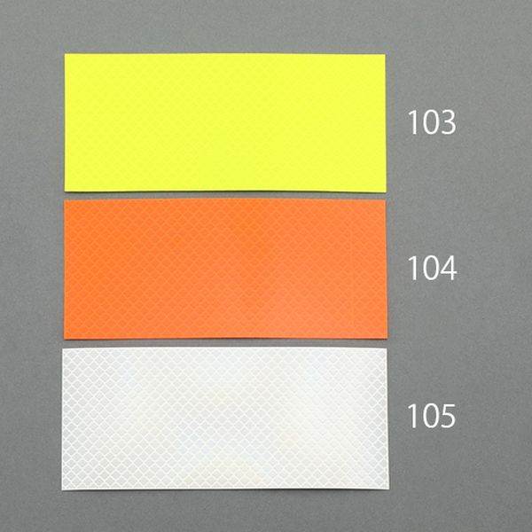 【メーカー在庫あり】 エスコ ESCO 70x140mm 高輝度蛍光反射シート(イ EA983GB-103 HD店