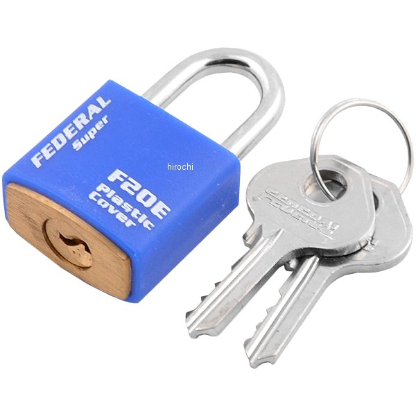 【メーカー在庫あり】 エスコ ESCO 23mm シリンダー南京錠 同一キー/ブルー 000012203002 HD店