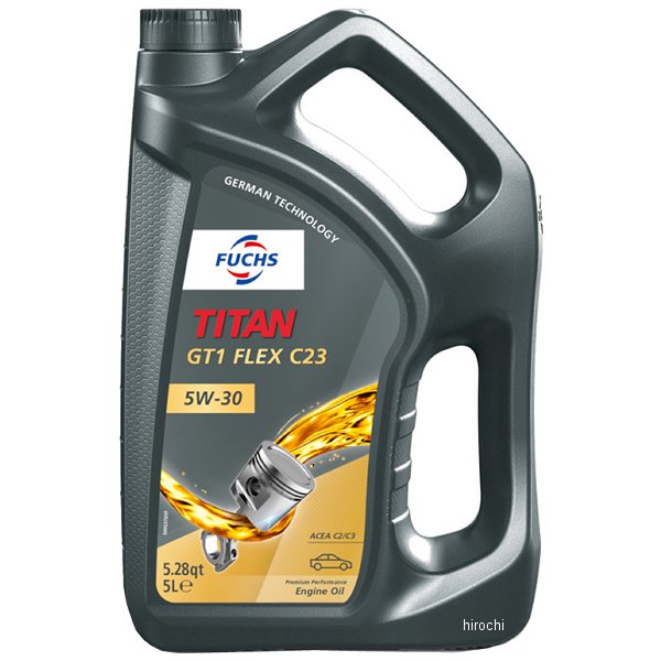 フックス FUCHS エンジンオイル TITAN GT1 FLEX C23 5W-30 5L A602007391 HD店