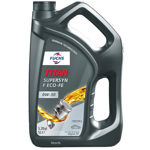 フックス FUCHS エンジンオイル TITAN SUPERSYN F ECO-FE 0W-30 5L A602007575 HD店