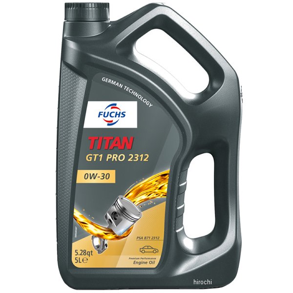 フックス FUCHS エンジンオイル TITAN GT1 PRO 2312 0W-30 5L A602007636 HD店