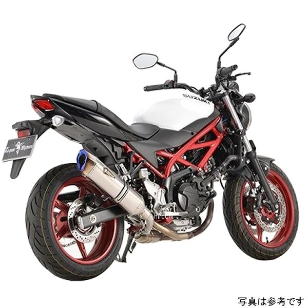 【メーカー在庫あり】 アールズギア r's gear スリップオンマフラー リアルスペック 17年- SV650/X チタンポリッシュ RS18-T3ST HD店