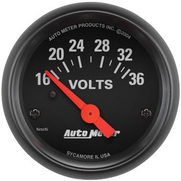 オートメーター Autometer Z-Series 2-1/16インチ 16-36V 電圧計 atm2651 HD店