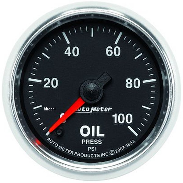 オートメーター Autometer GS Series 52mm 100PSI 油圧計 atm3853 HD店