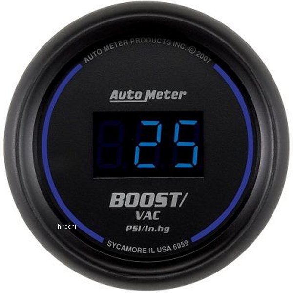 オートメーター Autometer Cobalt デジタル 52.4mm Vacuum/ブースト ゲージ atm6959 HD店