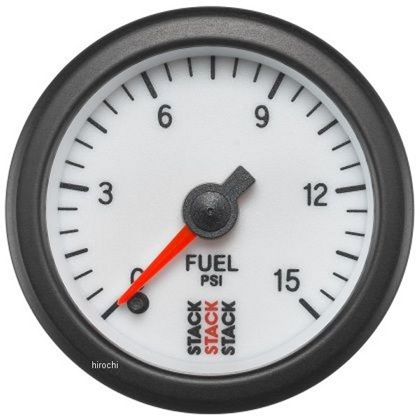 オートメーター Autometer Stack 52mm 0-15 PSI 燃圧計 atmST3354 HD店